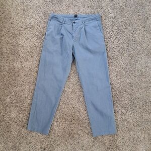 HUGO BOSS Light Blue Chinos for Men SIZE 34 REG